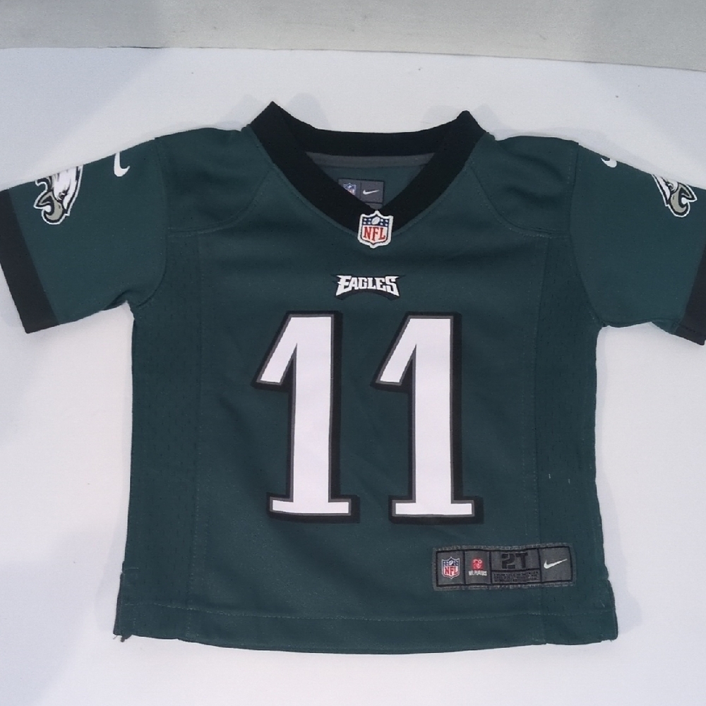 Nike NFL Kids Philadelphia Eagles #11 Green Football Wentz Jersey